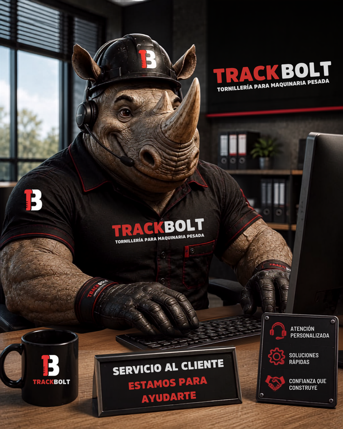Rhinobolt, la mascota de Trackbolt